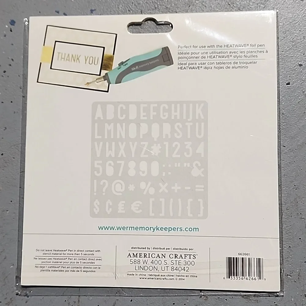 💥5/$25 DEAL! | HEATWAVE STENCIL - Picture 2 of 2